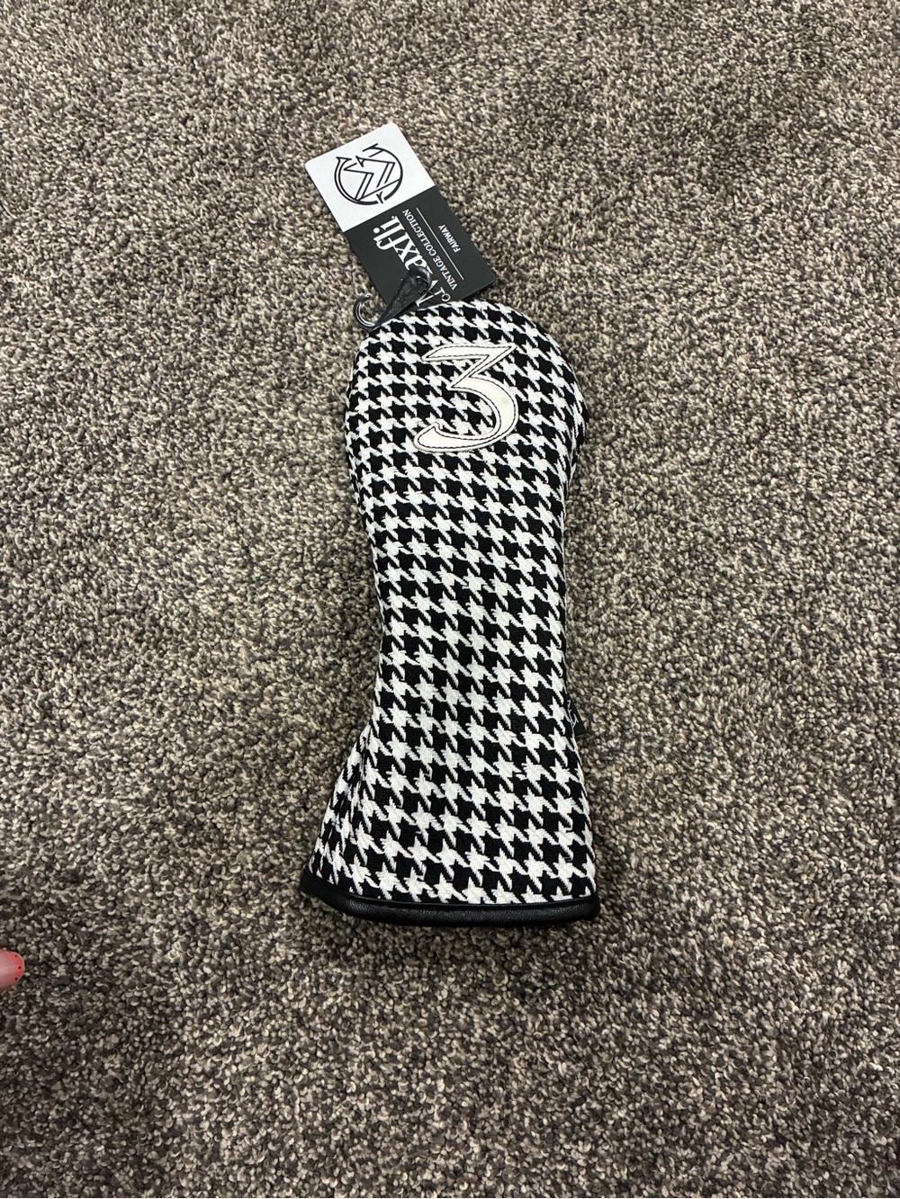 Black White Houndstooth Cover